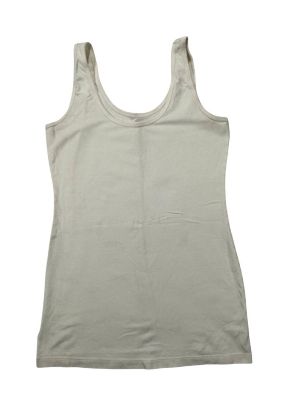 Maurices Womens Small Beige Tank Top Scoop Neck Stretch Fit Casual